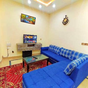 2 bedrooms short time daily basis apartment for rent safe secure place bharia town islmabad 0