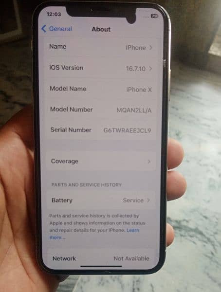 Iphone x 256 GB Non PTA 2