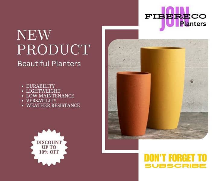 fiber planters 0