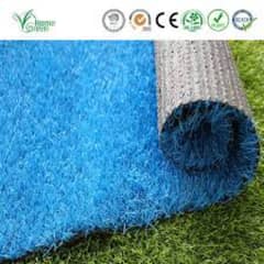 New Blue Grass Carpet - Artificial Fake Grass - Football Ground Carpet