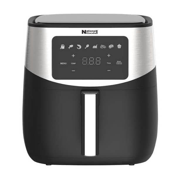 National Gold LCD Touch Healthy Air Fryer - 6.0 Liter Capacity 1