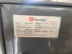 dawlance vertical freezer