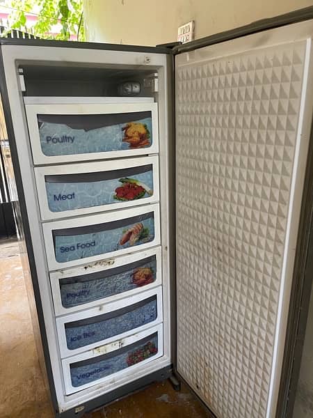 dawlance vertical freezer 4