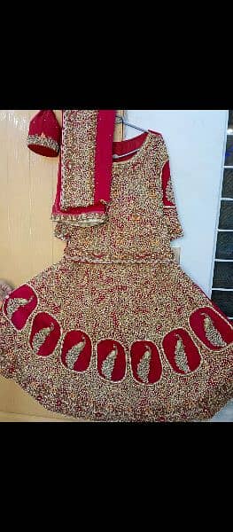 bridal lehnga bridal wear only one wear 5