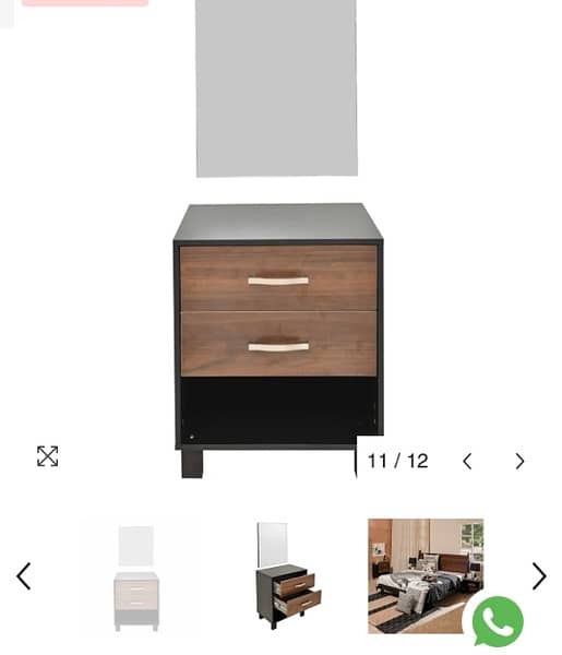 Bedroom set with sidetables, Dresser and Center table 6