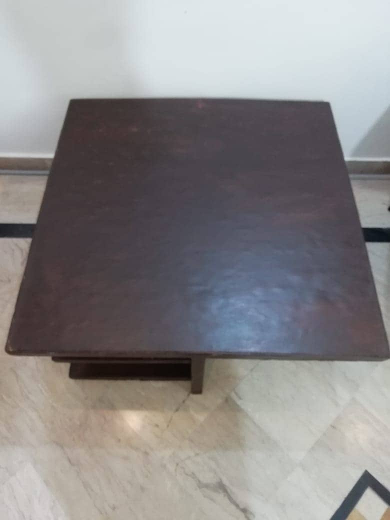 Stylish Table Chocolate Brown 0