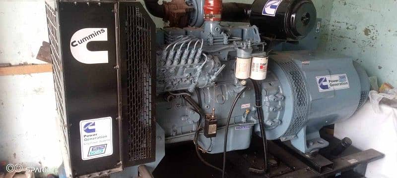 100 kva Cummins 6bt diesel generator motor Stamford  on load 1