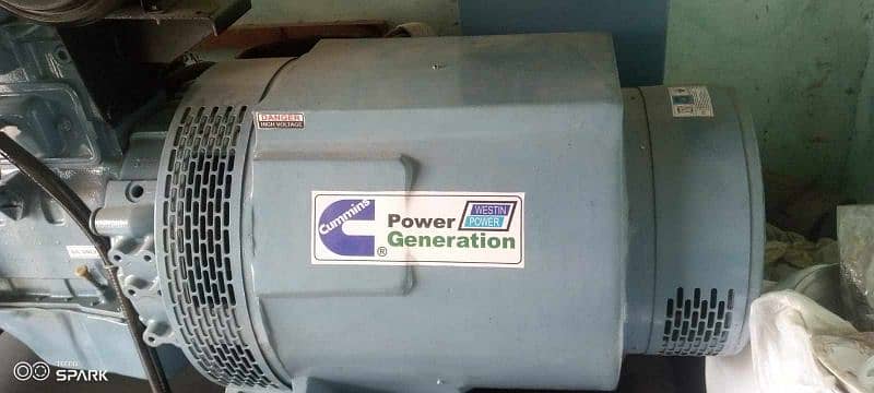 100 kva Cummins 6bt diesel generator motor Stamford  on load 3