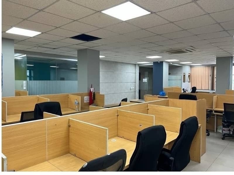 Area 2500 Sqft Fully Furnished Corporate Office Near MM Alam Road Gulberg Lahore Original Pics 4