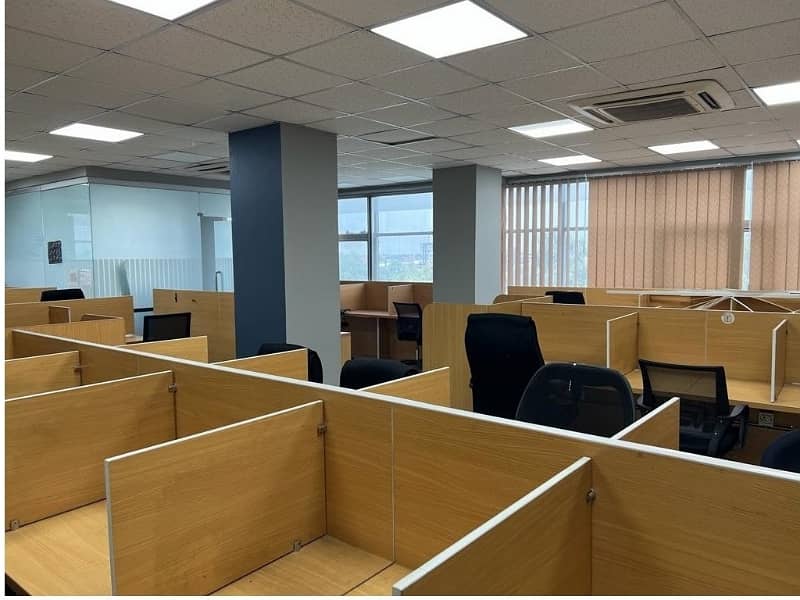 Area 2500 Sqft Fully Furnished Corporate Office Near MM Alam Road Gulberg Lahore Original Pics 5