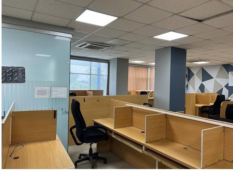 Area 2500 Sqft Fully Furnished Corporate Office Near MM Alam Road Gulberg Lahore Original Pics 9