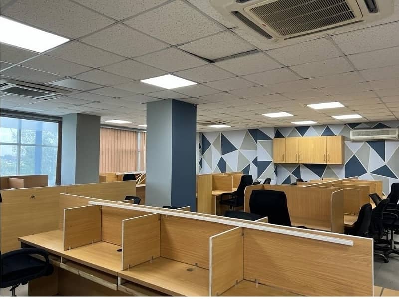 Area 2500 Sqft Fully Furnished Corporate Office Near MM Alam Road Gulberg Lahore Original Pics 10