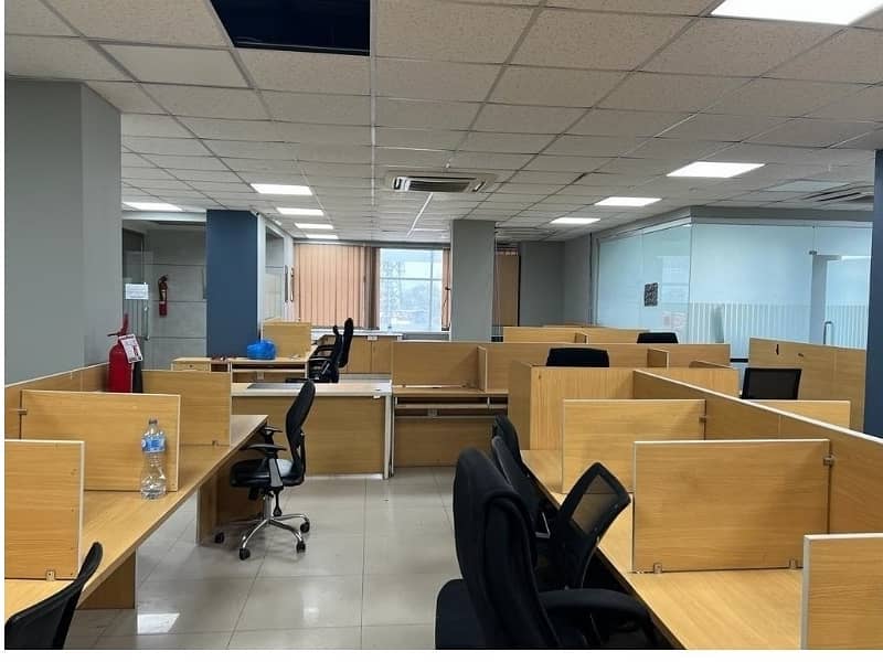 Area 2500 Sqft Fully Furnished Corporate Office Near MM Alam Road Gulberg Lahore Original Pics 12