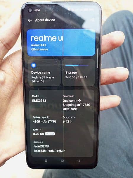 REALME GT MASTER EDITION 5G 6