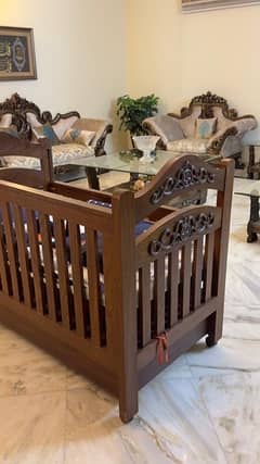 Baby Bed in Sheesham Wood