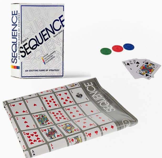 SEQUENCE BOARD GAME LAMINATED BOARD NEW PACK PIECE 7