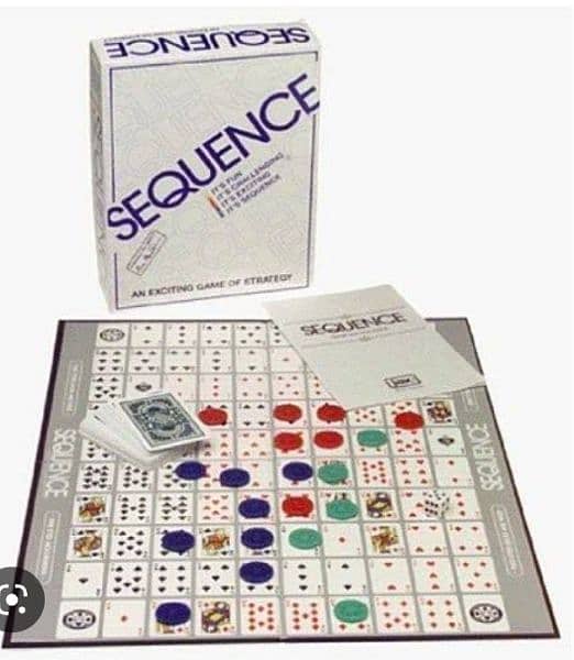 SEQUENCE BOARD GAME LAMINATED BOARD NEW PACK PIECE 8