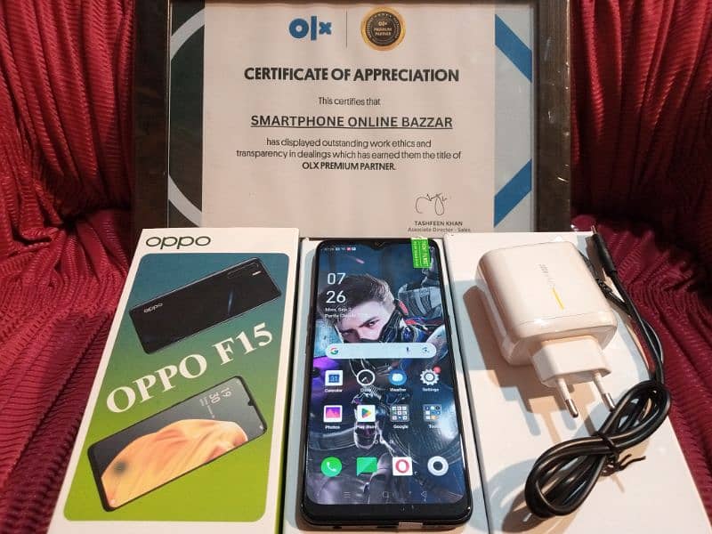 Oppo F15 8gb/256gb PTA Approved O3355361156 3