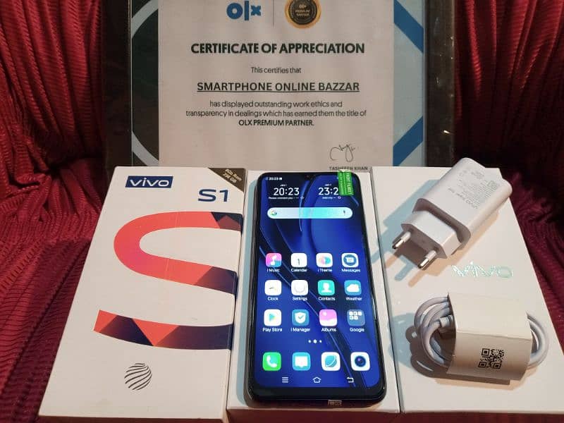 Vivo S1 8gb/256gb PTA Approved O3355361156 4