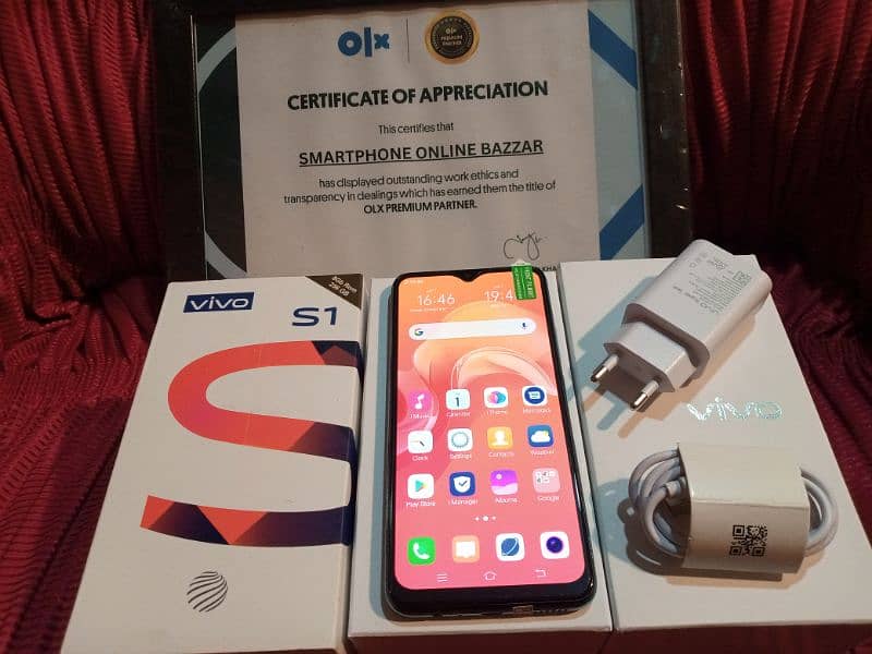 Vivo S1 8gb/256gb PTA Approved O3355361156 5