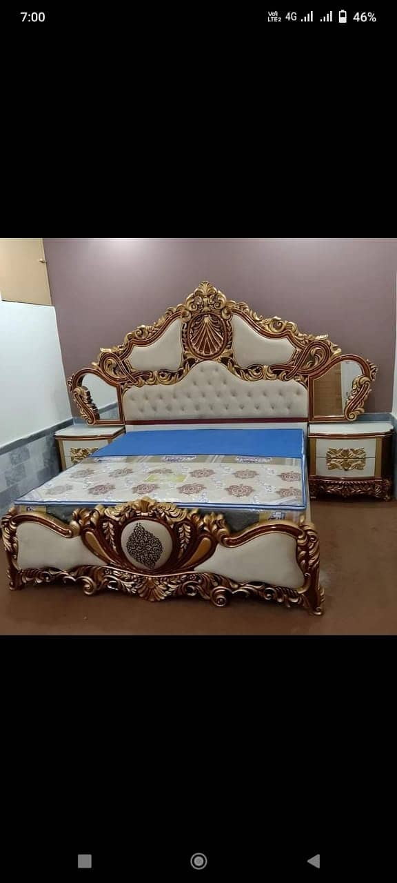 Bed set / king size bed / double bed / bed / wooden bed / bedroom set 1