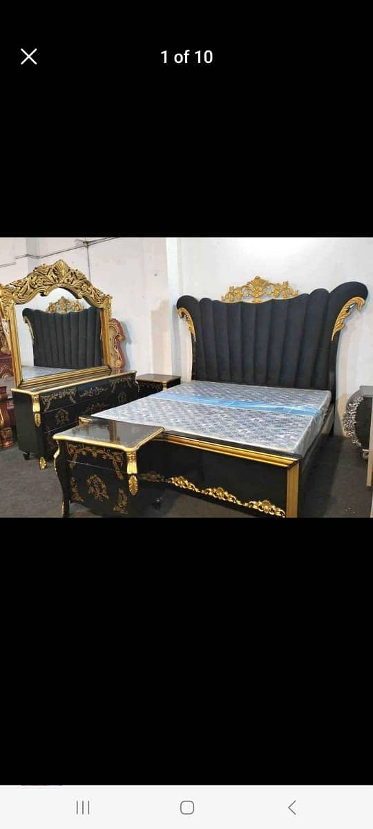 Bed set / king size bed / double bed / bed / wooden bed / bedroom set 5