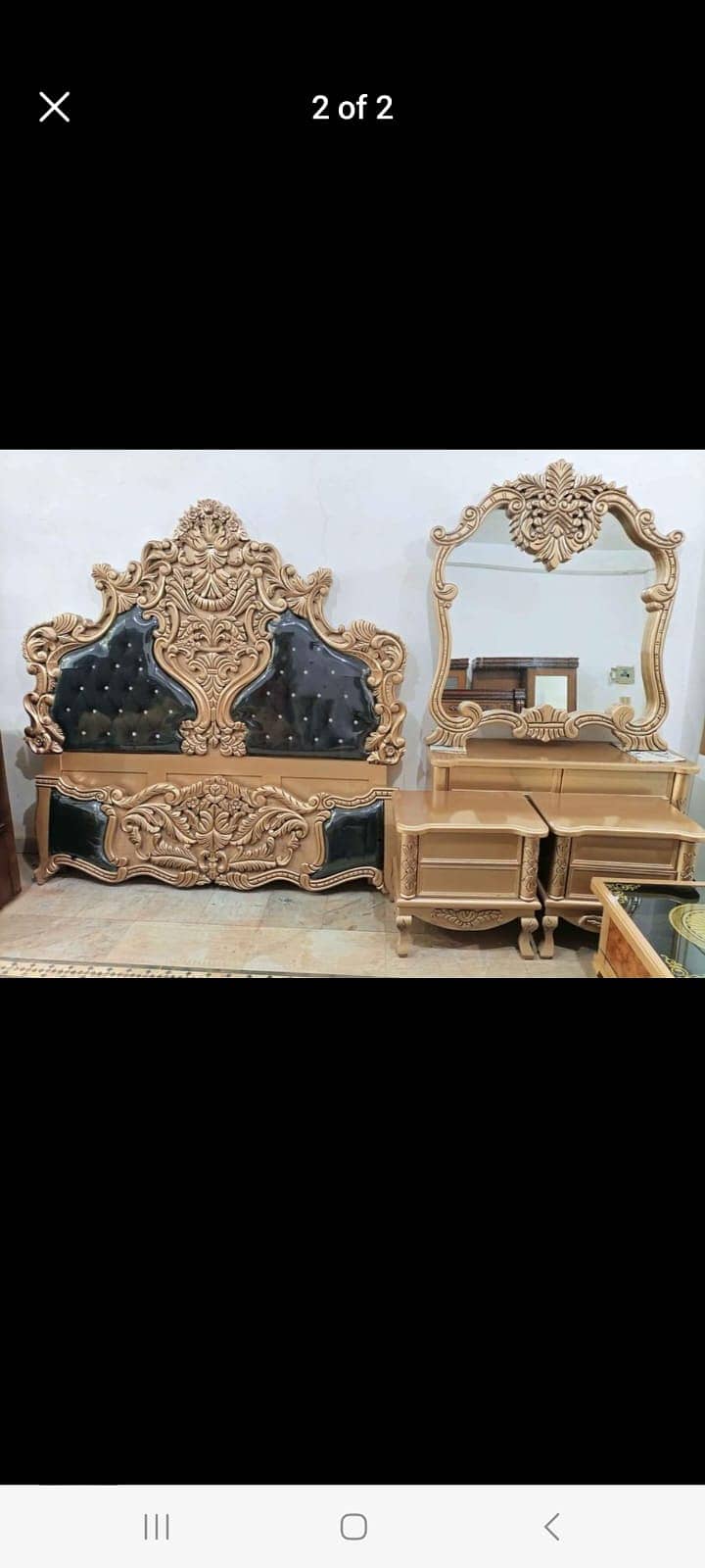 Bed set / king size bed / double bed / bed / wooden bed / bedroom set 8