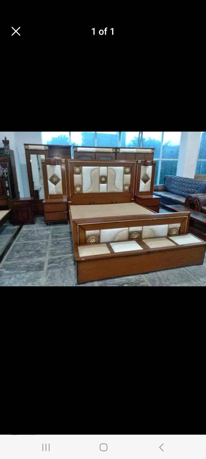 Bed set / king size bed / double bed / bed / wooden bed / bedroom set 14