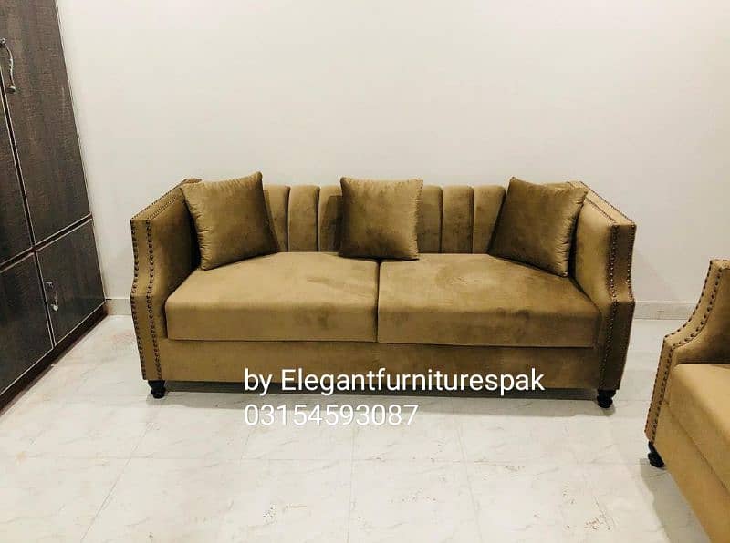 5 Seater Crescent Shaped Sofa Set 1