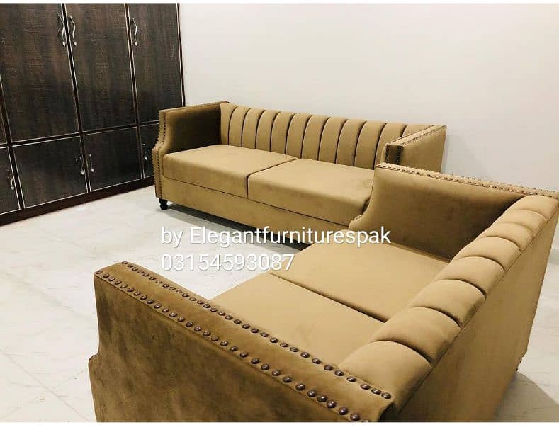 5 Seater Crescent Shaped Sofa Set 2