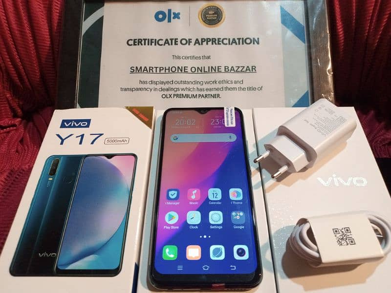 Vivo Y17 8gb/256gb PTA Approved O3355361156 2