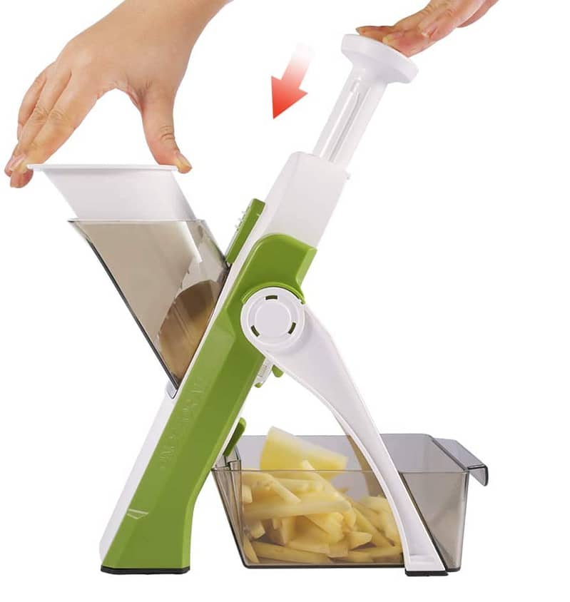 High Quality 10 In 1 Mandoline Slicer Vegetable Grater, Cutter with St 4