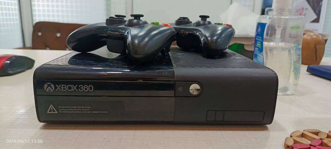 XBOX 360 E Console | Perfect Condition with Controllers 6