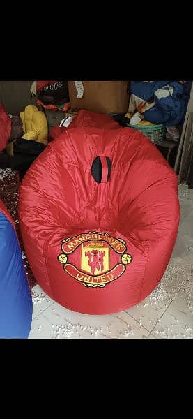 Adult size bean bag sofas with logo / Sofa cum bed bean bags 15