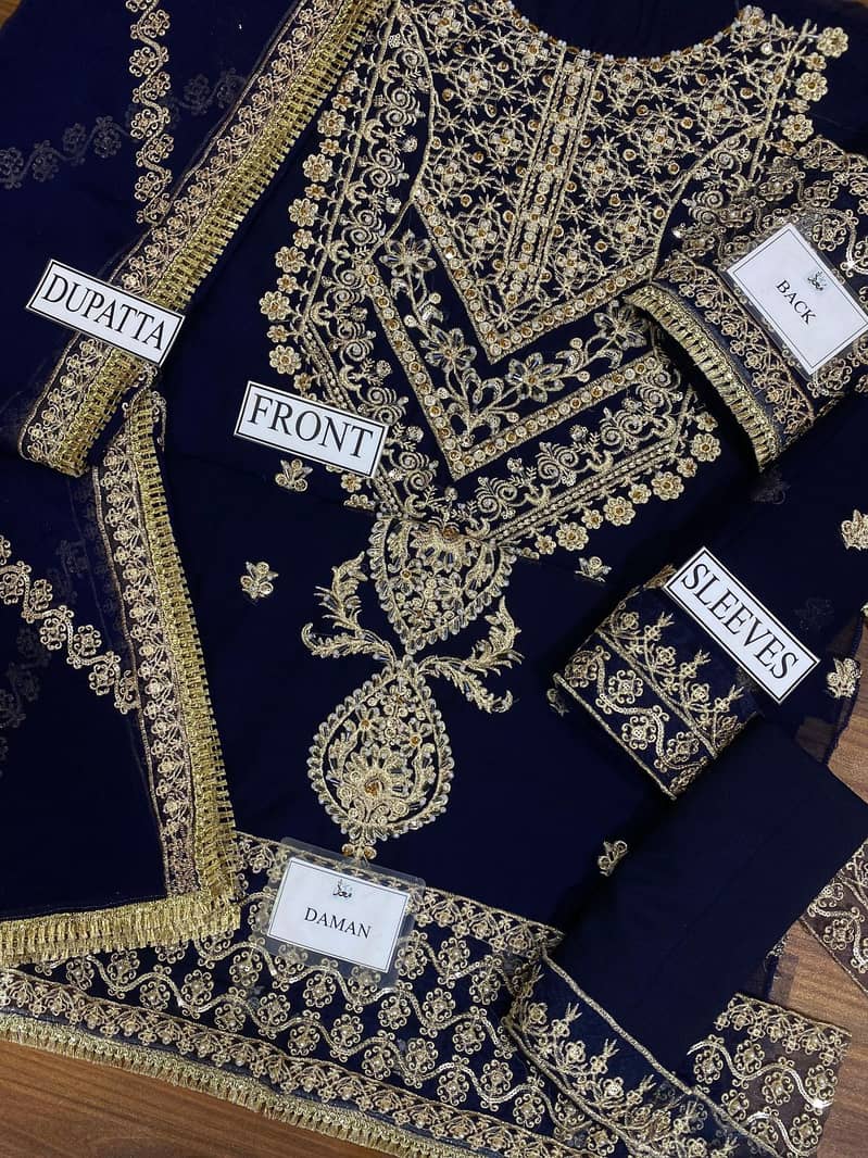 3 Pc Suits | Unstitch Suit | Clothes | Summer Collection 2024 6