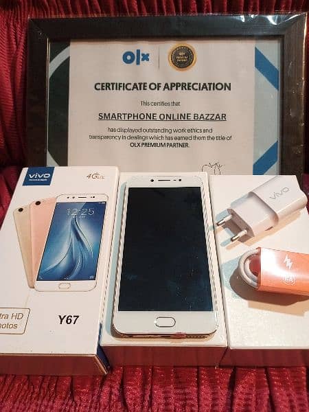 Vivo Y67 4gb/64gb PTA Approved O3355361156 3