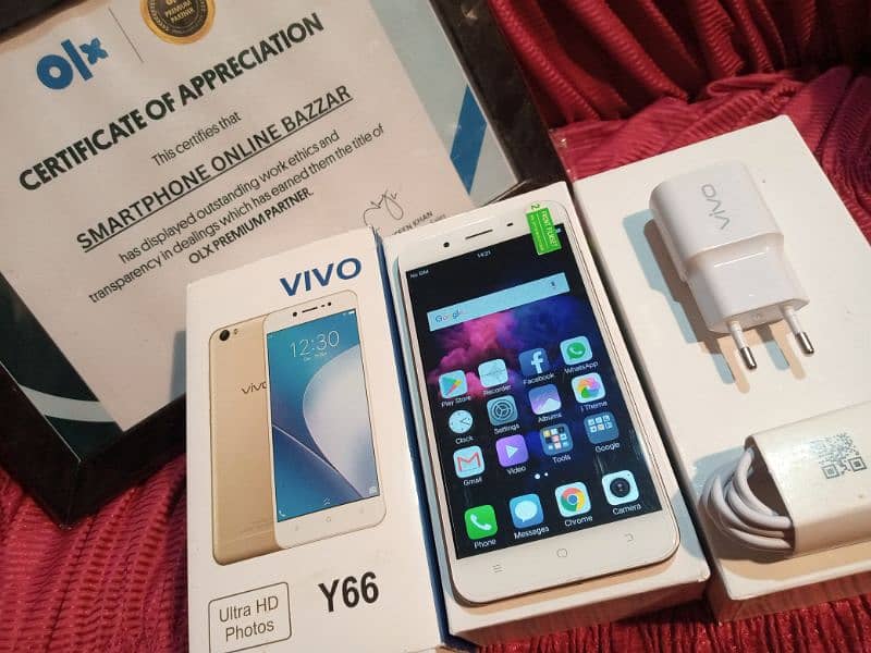 Vivo Y66 4gb/64gb PTA Approved O3355361156 2