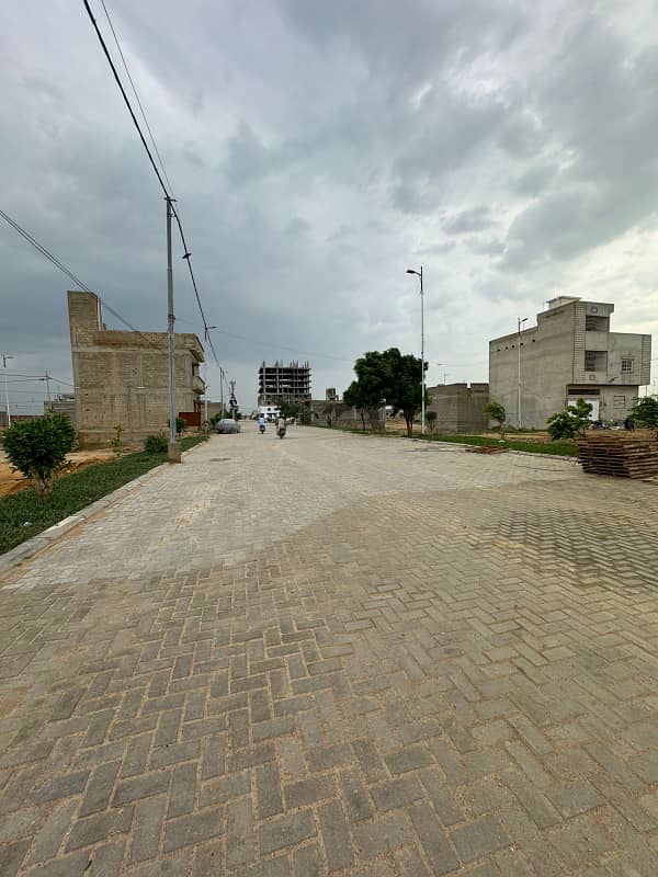 Malir Town Residency phase 1 80 sq yards plot for sale 3