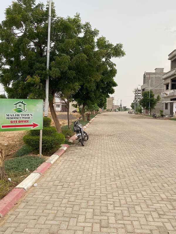 Malir Town Residency phase 1 80 sq yards plot for sale 15