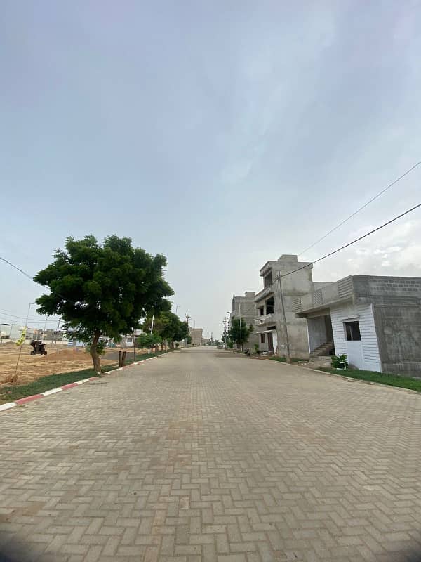 Malir Town Residency phase 1 80 sq yards plot for sale 16