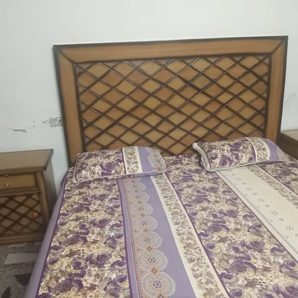 Wooden Double Bed 3