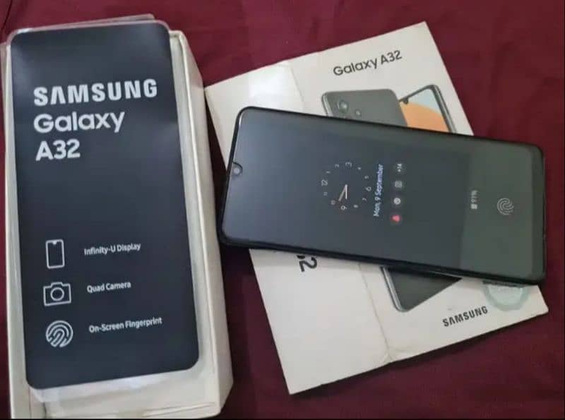 Samsung a32 lush condition amoled display 1