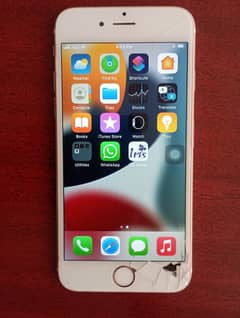 iPhone 6S 64 GB PTA Approved Screen crack hai but working 100%