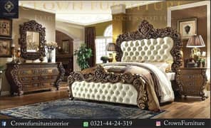 wooden beds-bridal beds-bed set-beds-chinyoti bed set