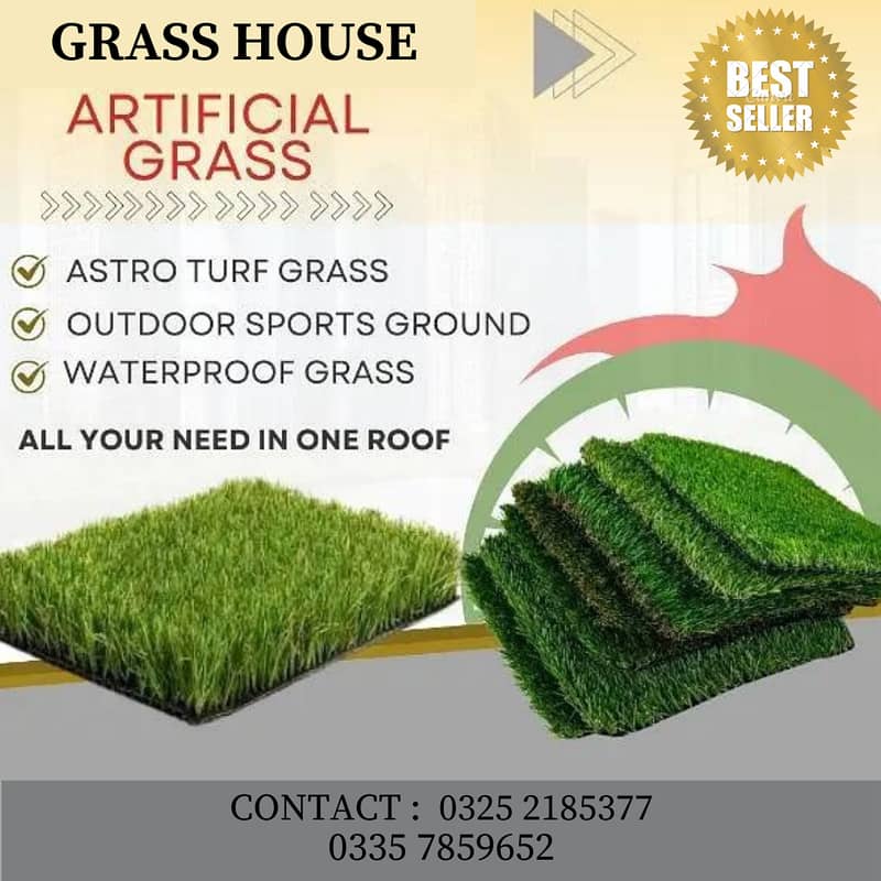 Artificial Grass - Field Grass - Sports Outdoor Grass Available 1