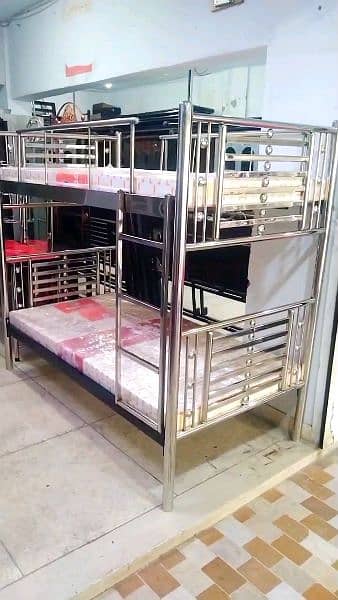 stainless steel kids banker bed 2