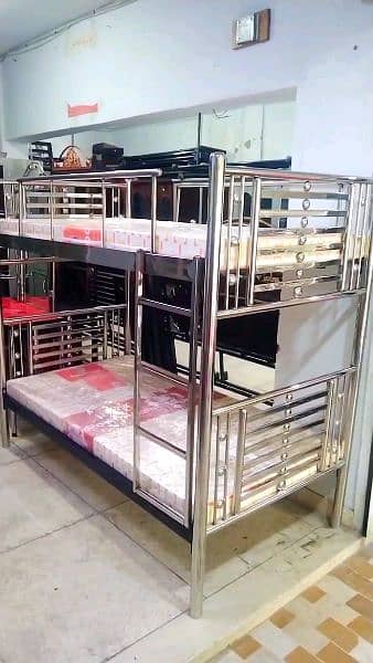 stainless steel kids banker bed 5