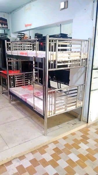 stainless steel kids banker bed 9