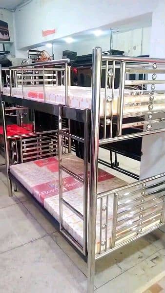 stainless steel kids banker bed 10