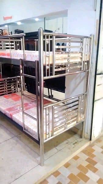 stainless steel kids banker bed 12